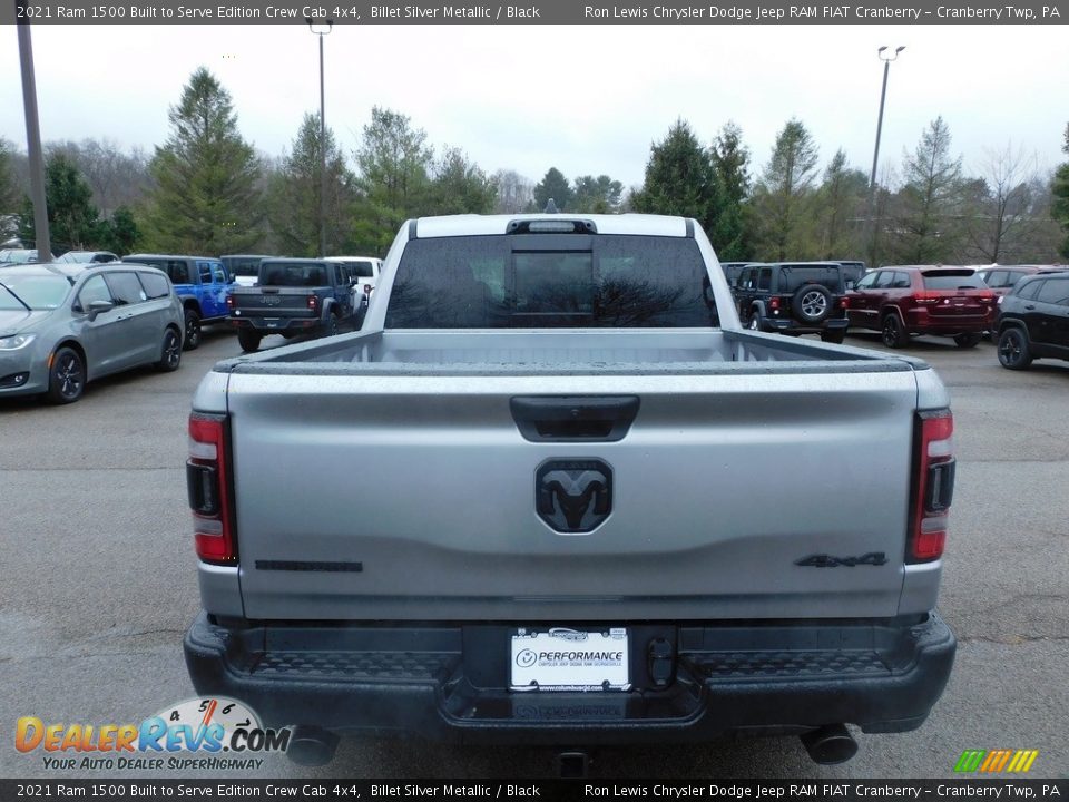 2021 Ram 1500 Built to Serve Edition Crew Cab 4x4 Billet Silver Metallic / Black Photo #6