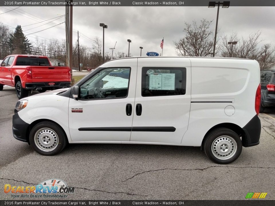 2016 Ram ProMaster City Tradesman Cargo Van Bright White / Black Photo #5