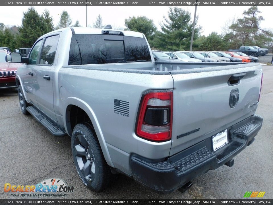 2021 Ram 1500 Built to Serve Edition Crew Cab 4x4 Billet Silver Metallic / Black Photo #8