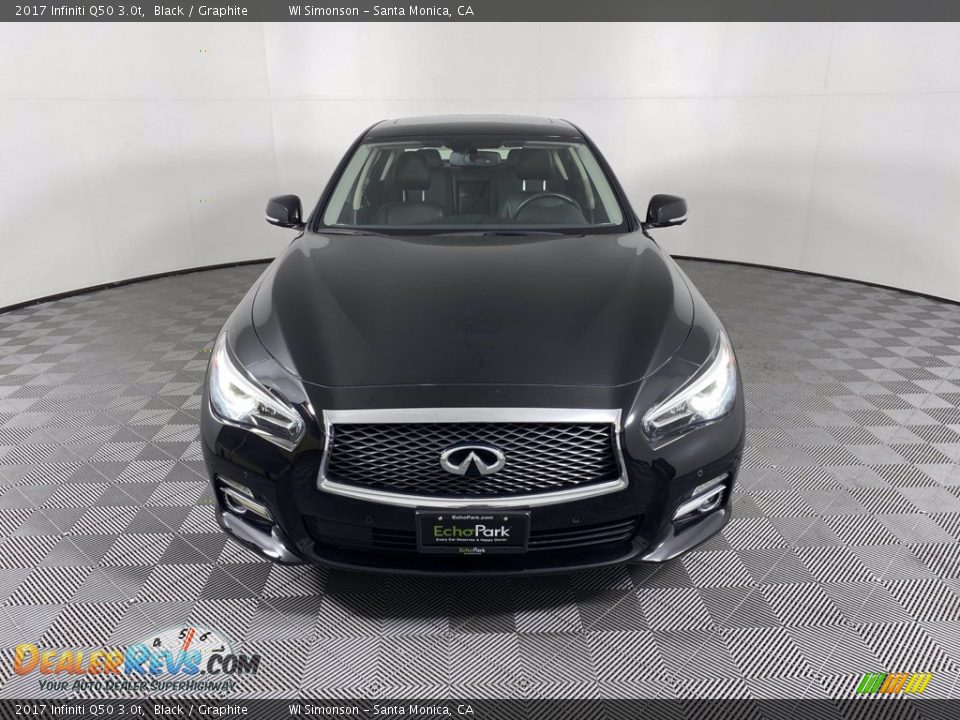 2017 Infiniti Q50 3.0t Black / Graphite Photo #2