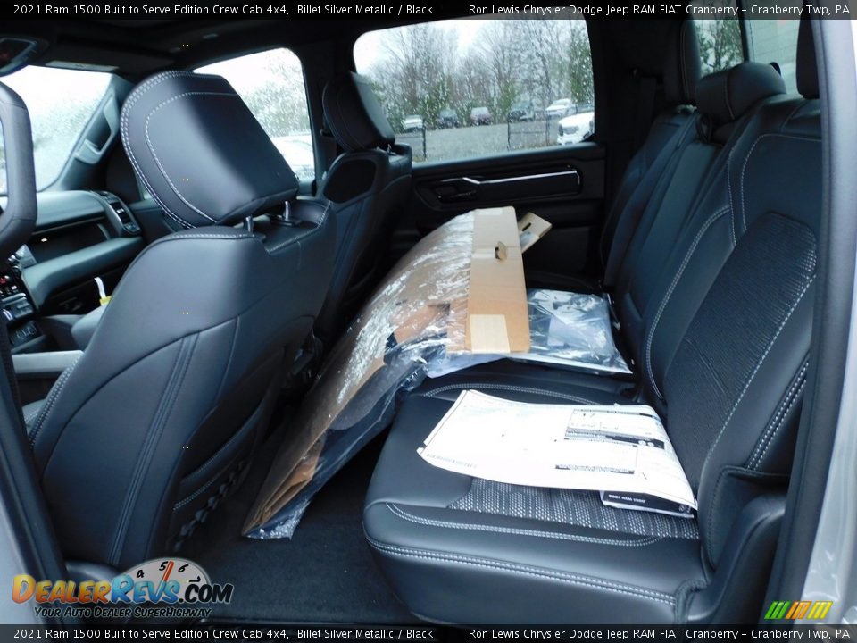 Rear Seat of 2021 Ram 1500 Built to Serve Edition Crew Cab 4x4 Photo #12