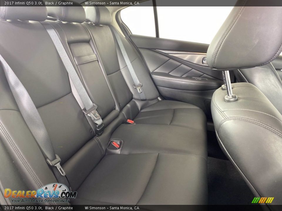 Rear Seat of 2017 Infiniti Q50 3.0t Photo #15