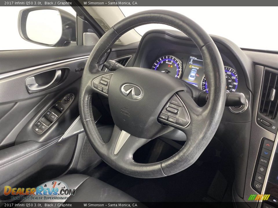 2017 Infiniti Q50 3.0t Steering Wheel Photo #21