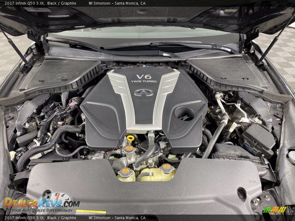 2017 Infiniti Q50 3.0t 3.0 Liter Twin-Turbocharged DOHC 24-Valve CVTCS V6 Engine Photo #25