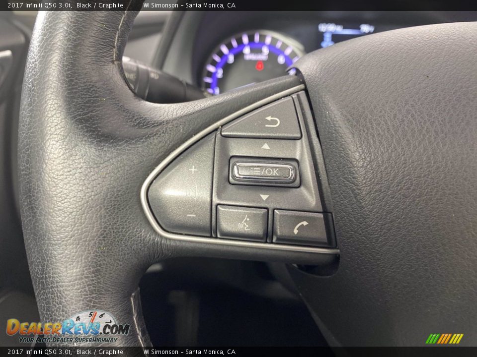 2017 Infiniti Q50 3.0t Steering Wheel Photo #36