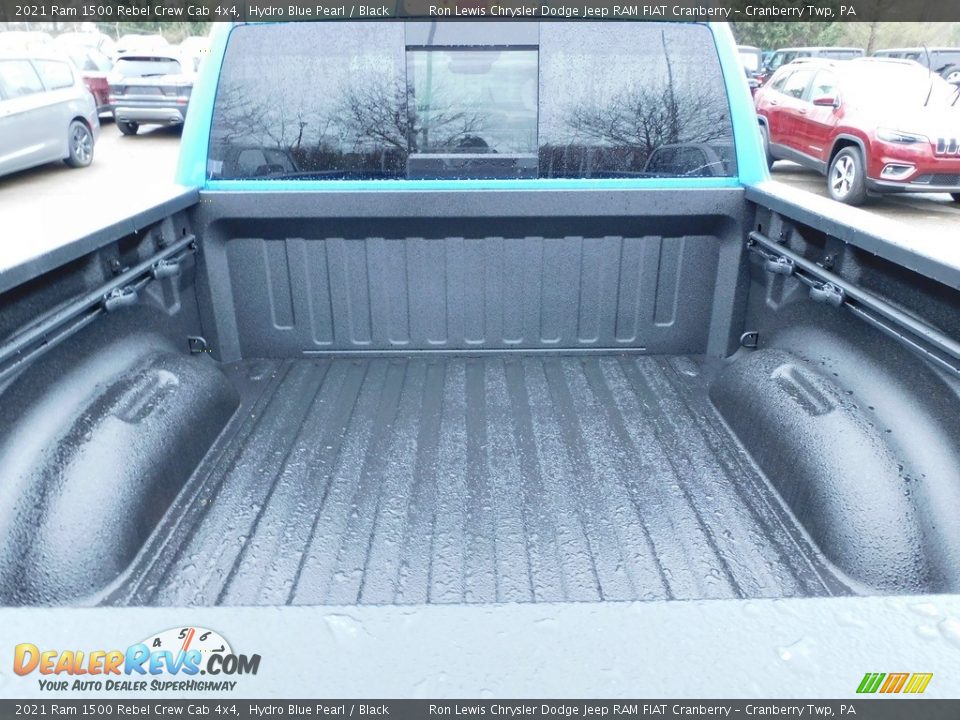 2021 Ram 1500 Rebel Crew Cab 4x4 Hydro Blue Pearl / Black Photo #7