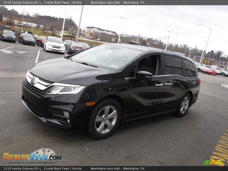 2018 Honda Odyssey EX-L Crystal Black Pearl / Mocha Photo #5