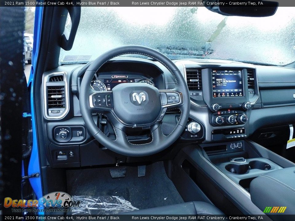 Dashboard of 2021 Ram 1500 Rebel Crew Cab 4x4 Photo #13