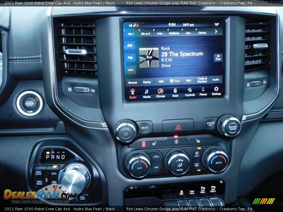 Controls of 2021 Ram 1500 Rebel Crew Cab 4x4 Photo #15