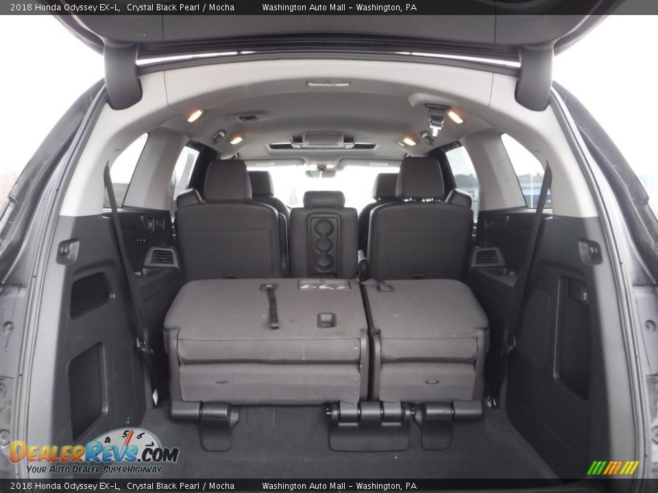 2018 Honda Odyssey EX-L Crystal Black Pearl / Mocha Photo #28