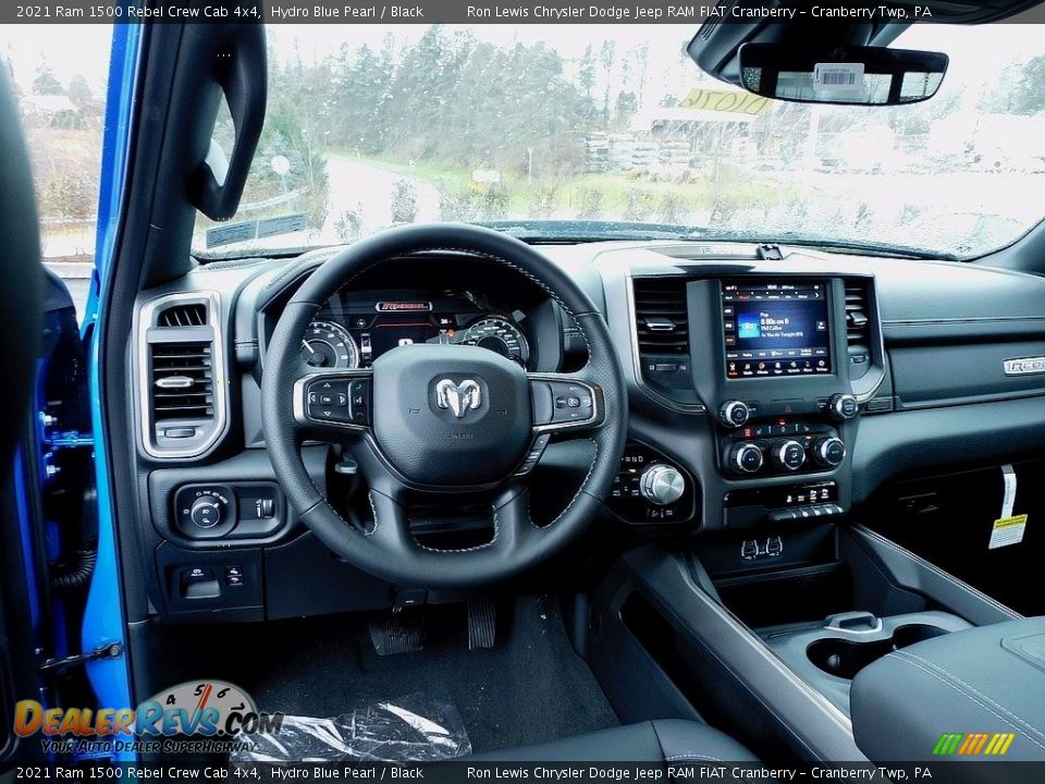 Dashboard of 2021 Ram 1500 Rebel Crew Cab 4x4 Photo #13