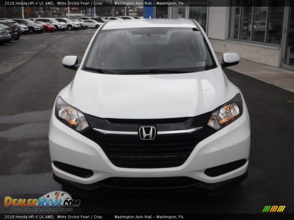 2018 Honda HR-V LX AWD White Orchid Pearl / Gray Photo #4