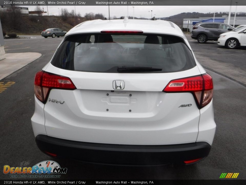2018 Honda HR-V LX AWD White Orchid Pearl / Gray Photo #8