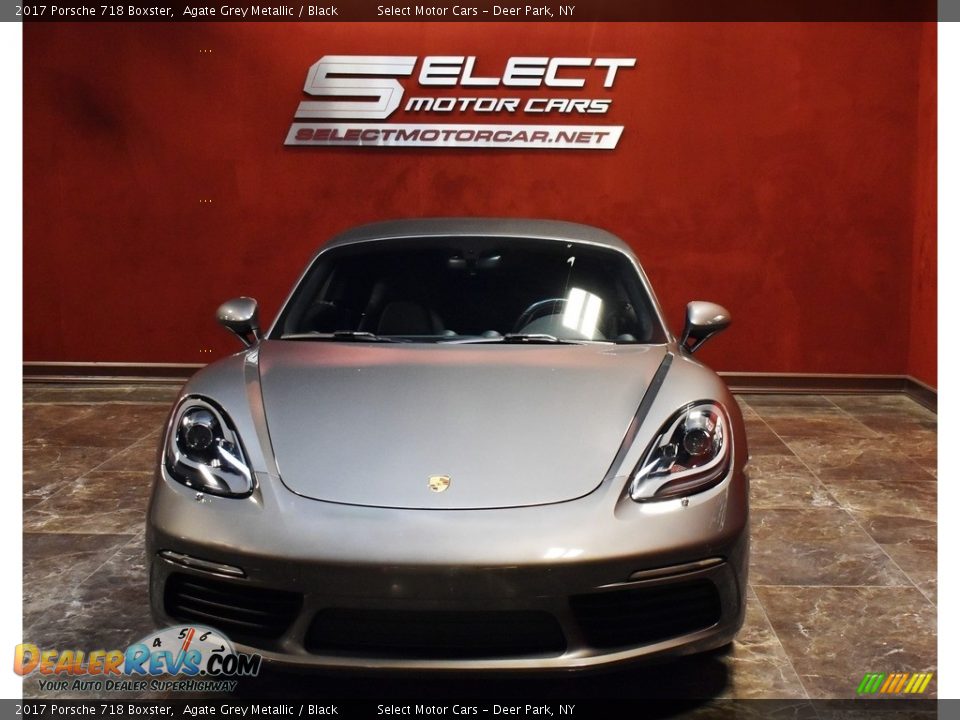 2017 Porsche 718 Boxster Agate Grey Metallic / Black Photo #2