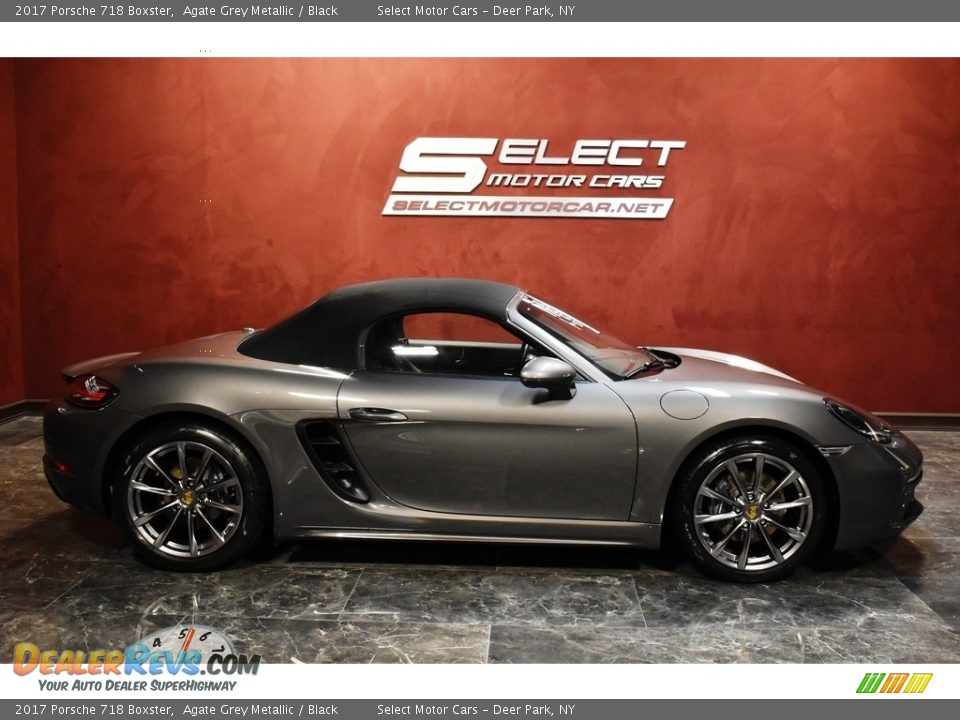 2017 Porsche 718 Boxster Agate Grey Metallic / Black Photo #4