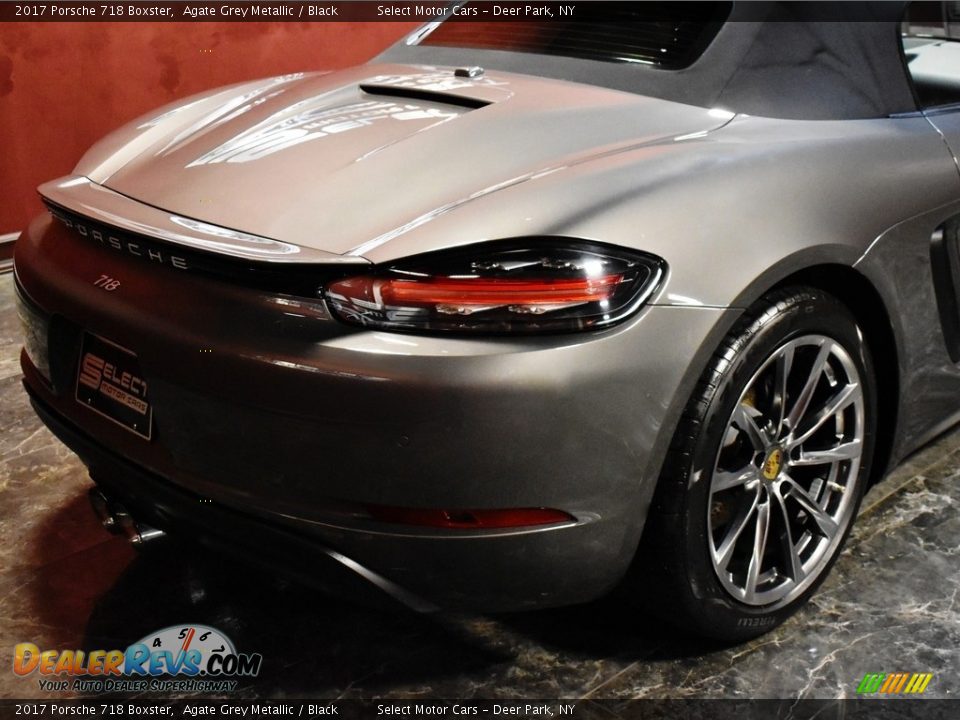 2017 Porsche 718 Boxster Agate Grey Metallic / Black Photo #5