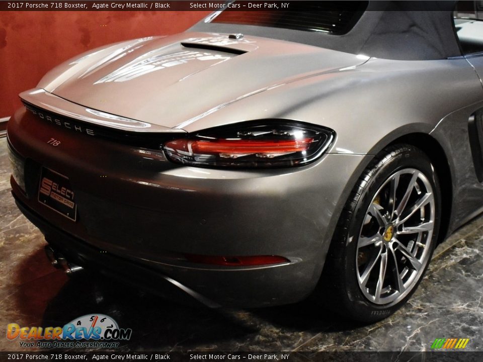 2017 Porsche 718 Boxster Agate Grey Metallic / Black Photo #5