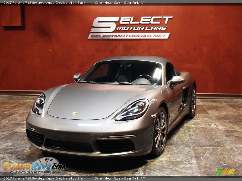 2017 Porsche 718 Boxster Agate Grey Metallic / Black Photo #6