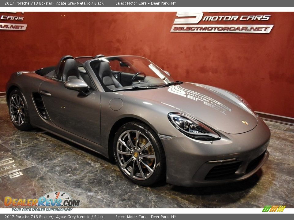 2017 Porsche 718 Boxster Agate Grey Metallic / Black Photo #7