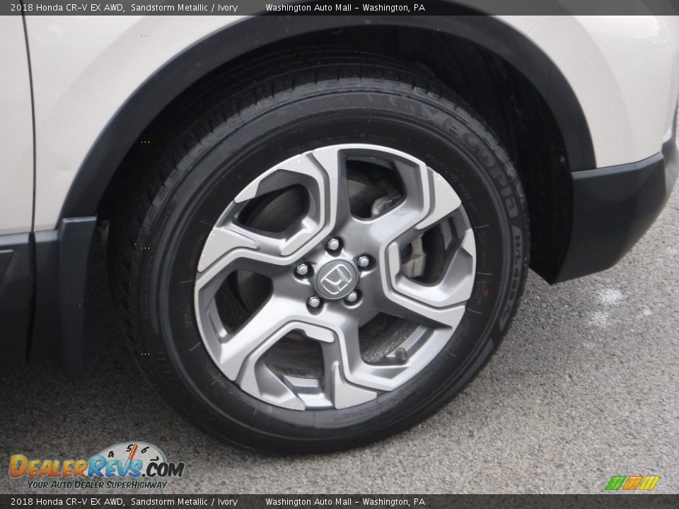 2018 Honda CR-V EX AWD Sandstorm Metallic / Ivory Photo #4