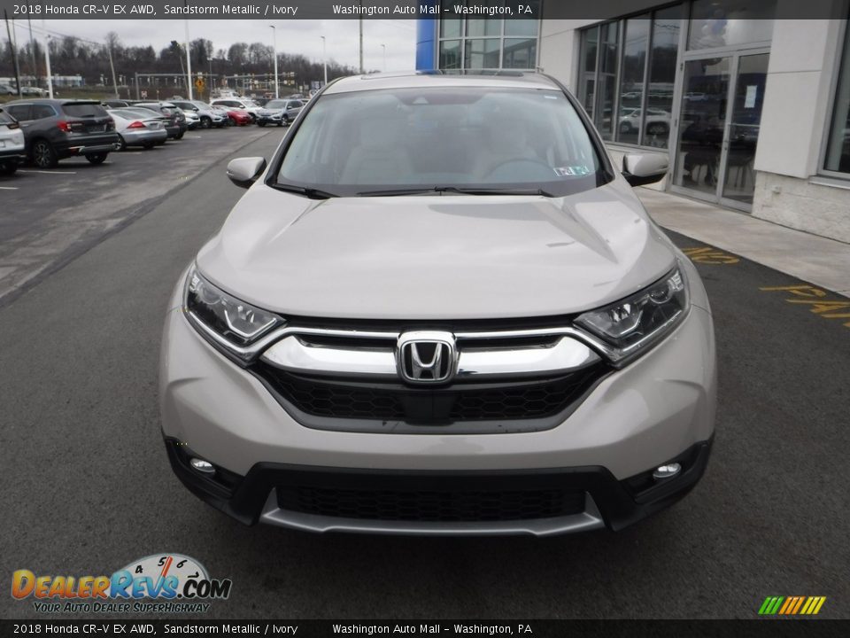 2018 Honda CR-V EX AWD Sandstorm Metallic / Ivory Photo #5