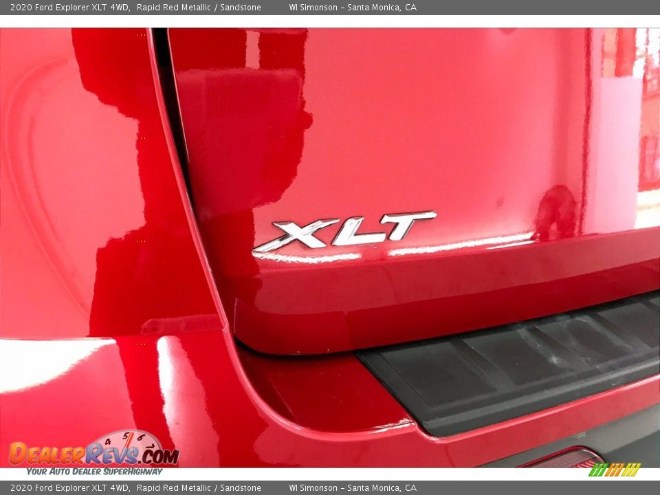 2020 Ford Explorer XLT 4WD Rapid Red Metallic / Sandstone Photo #7