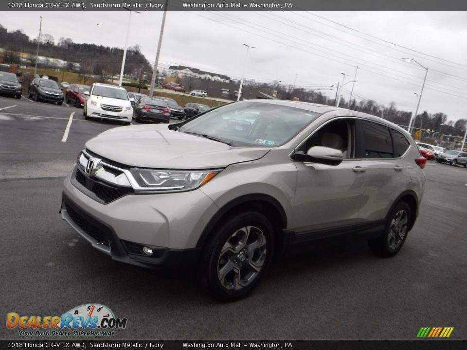 2018 Honda CR-V EX AWD Sandstorm Metallic / Ivory Photo #6