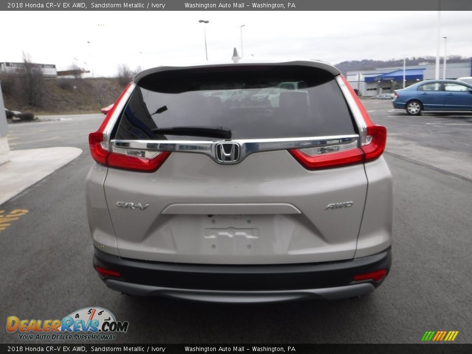 2018 Honda CR-V EX AWD Sandstorm Metallic / Ivory Photo #8