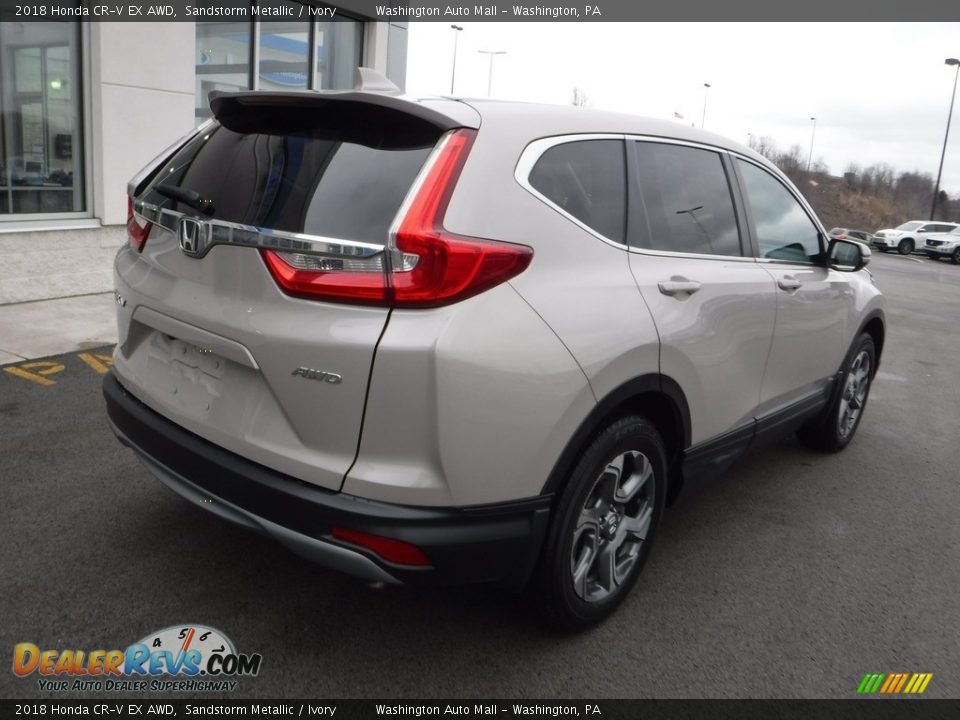 2018 Honda CR-V EX AWD Sandstorm Metallic / Ivory Photo #9