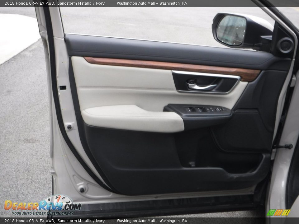 2018 Honda CR-V EX AWD Sandstorm Metallic / Ivory Photo #13