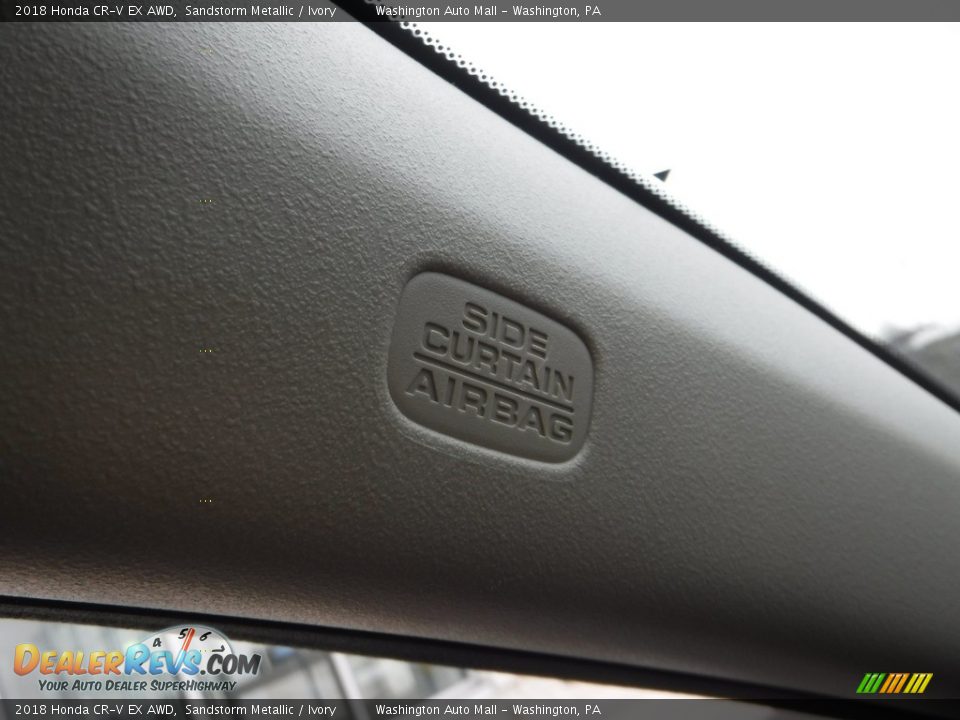 2018 Honda CR-V EX AWD Sandstorm Metallic / Ivory Photo #17