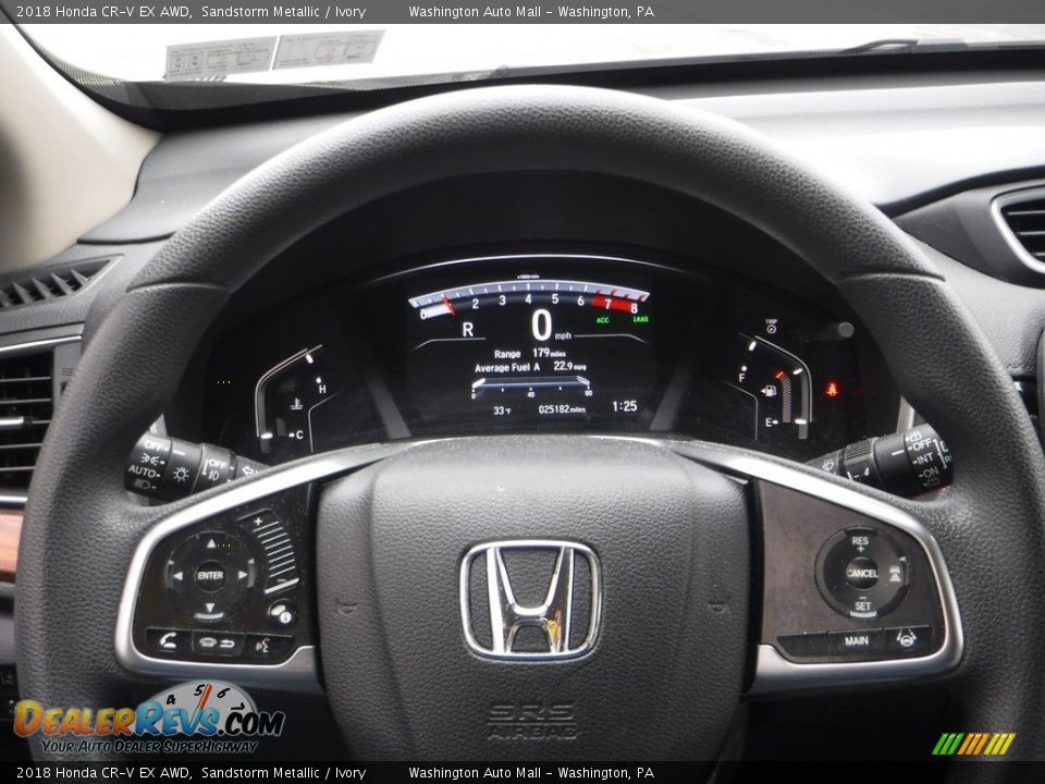 2018 Honda CR-V EX AWD Sandstorm Metallic / Ivory Photo #21