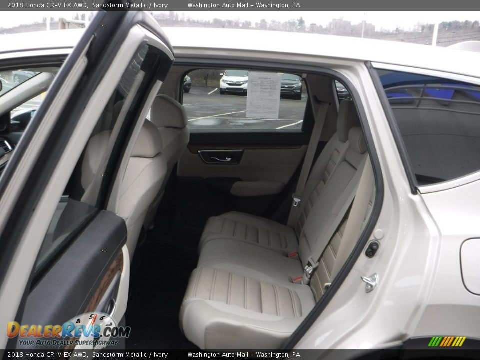 2018 Honda CR-V EX AWD Sandstorm Metallic / Ivory Photo #23