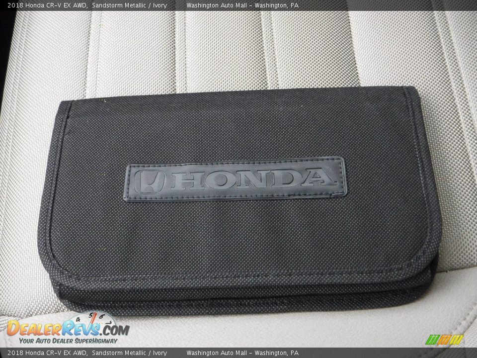 2018 Honda CR-V EX AWD Sandstorm Metallic / Ivory Photo #25