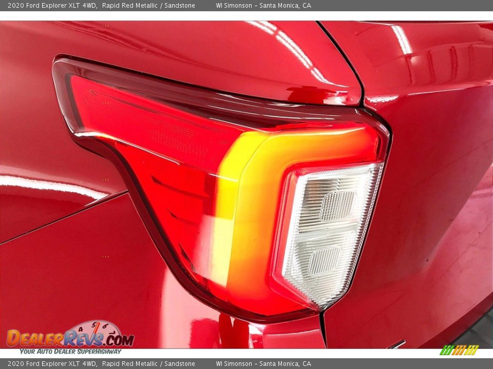 2020 Ford Explorer XLT 4WD Rapid Red Metallic / Sandstone Photo #29