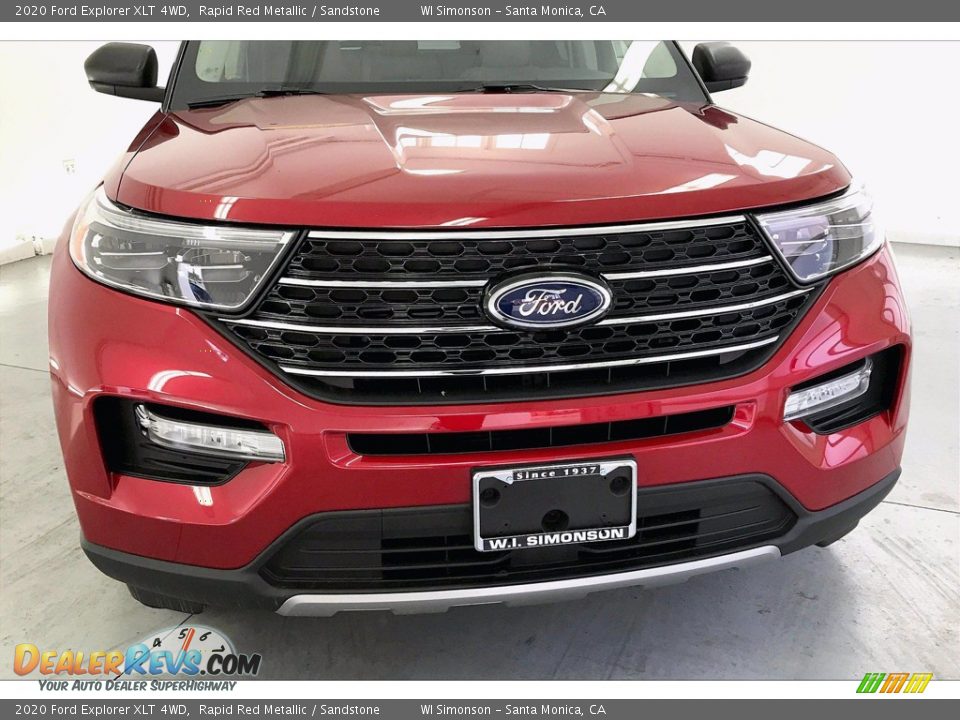 2020 Ford Explorer XLT 4WD Rapid Red Metallic / Sandstone Photo #30