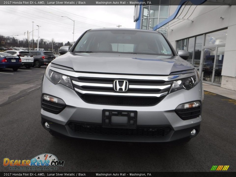 2017 Honda Pilot EX-L AWD Lunar Silver Metallic / Black Photo #5