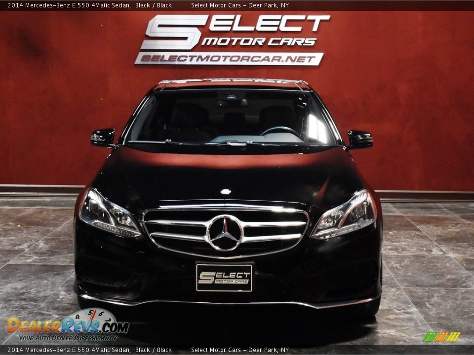 2014 Mercedes-Benz E 550 4Matic Sedan Black / Black Photo #2