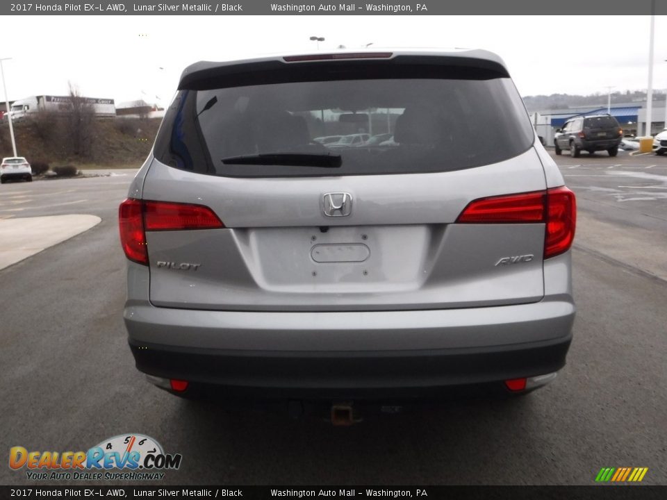2017 Honda Pilot EX-L AWD Lunar Silver Metallic / Black Photo #8