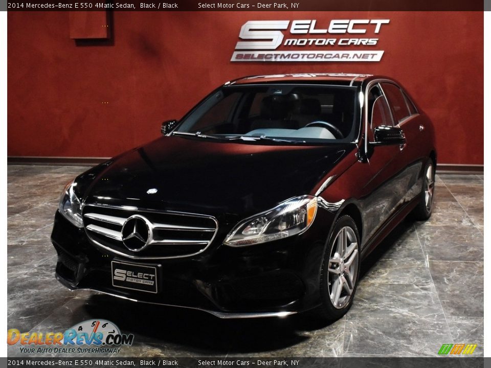 2014 Mercedes-Benz E 550 4Matic Sedan Black / Black Photo #6