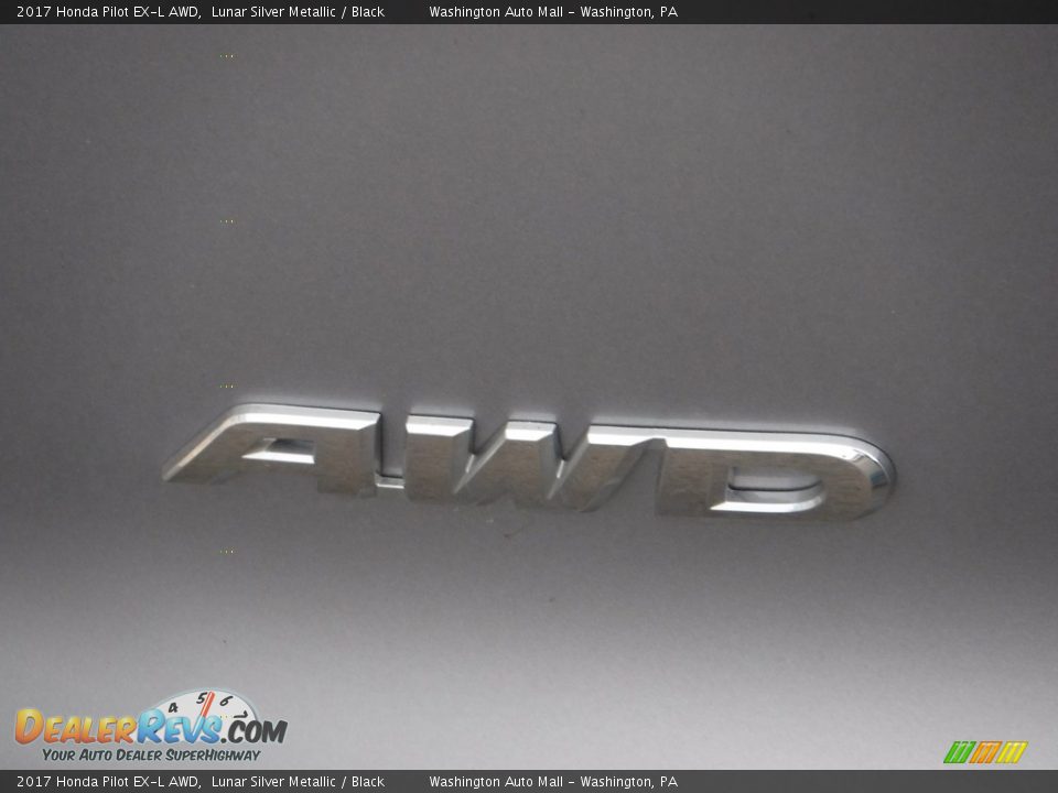 2017 Honda Pilot EX-L AWD Lunar Silver Metallic / Black Photo #10