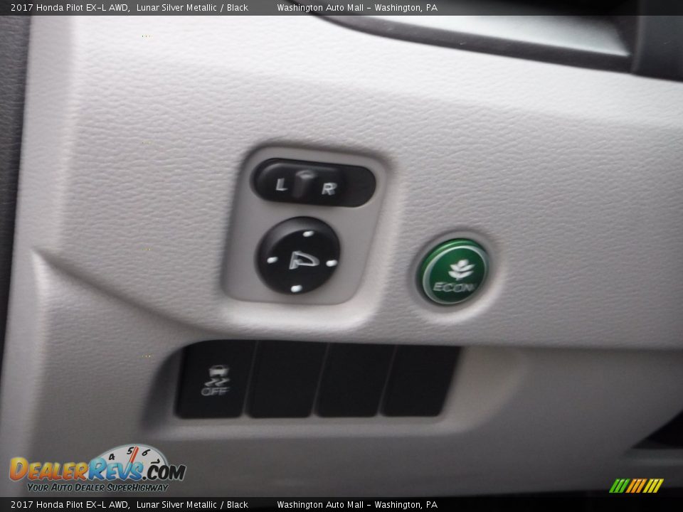 2017 Honda Pilot EX-L AWD Lunar Silver Metallic / Black Photo #13
