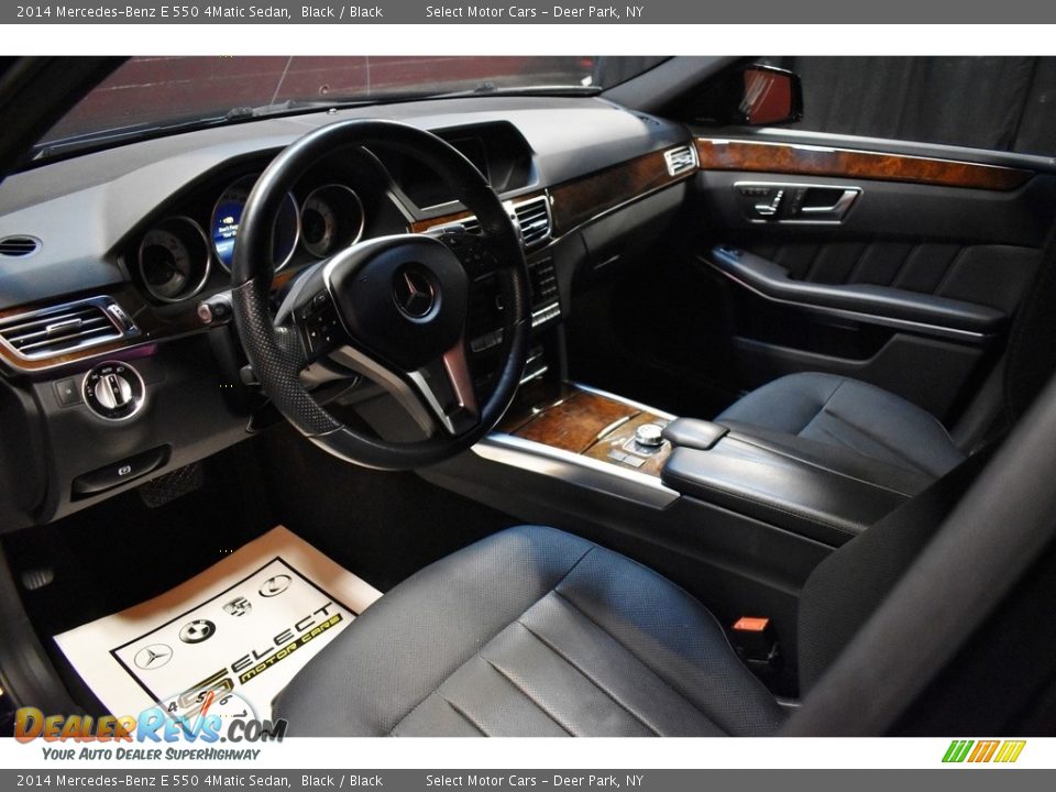 2014 Mercedes-Benz E 550 4Matic Sedan Black / Black Photo #10