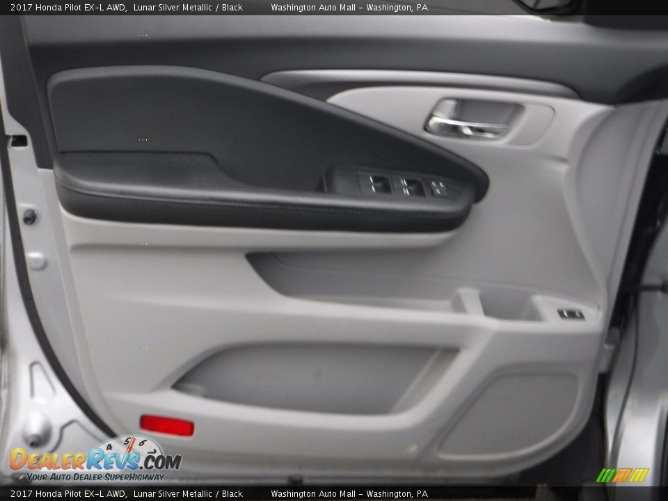 2017 Honda Pilot EX-L AWD Lunar Silver Metallic / Black Photo #14