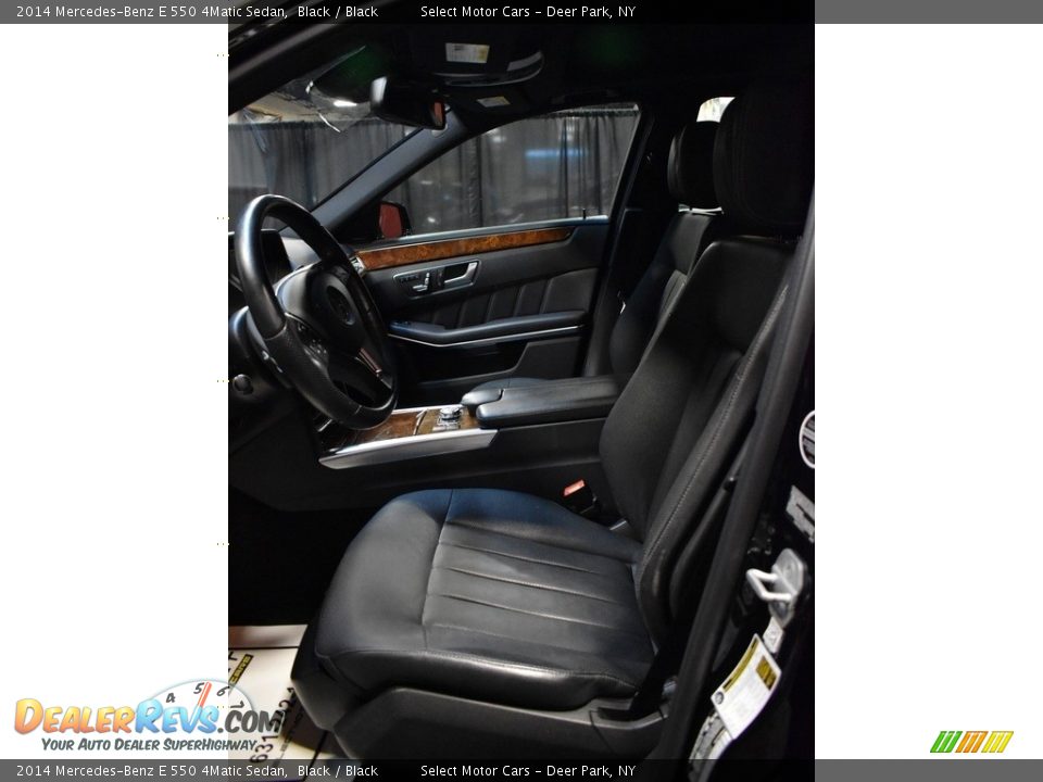 2014 Mercedes-Benz E 550 4Matic Sedan Black / Black Photo #11