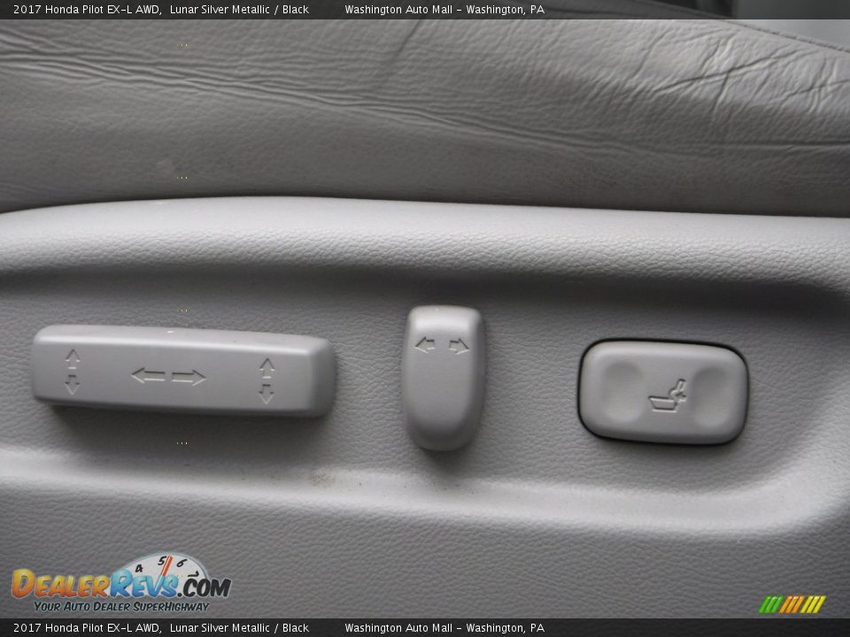 2017 Honda Pilot EX-L AWD Lunar Silver Metallic / Black Photo #16