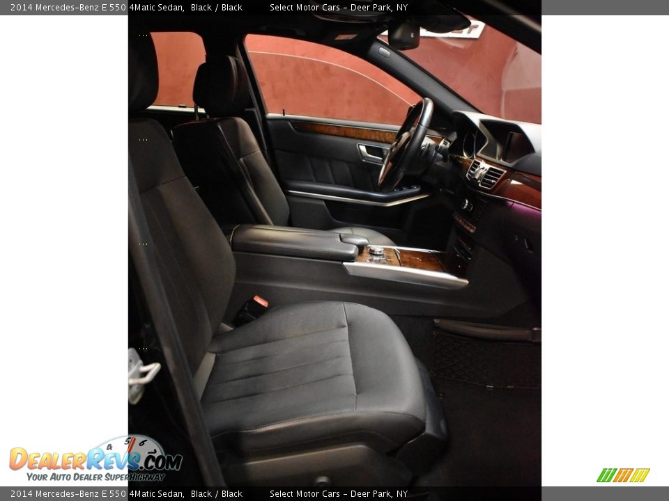 2014 Mercedes-Benz E 550 4Matic Sedan Black / Black Photo #14