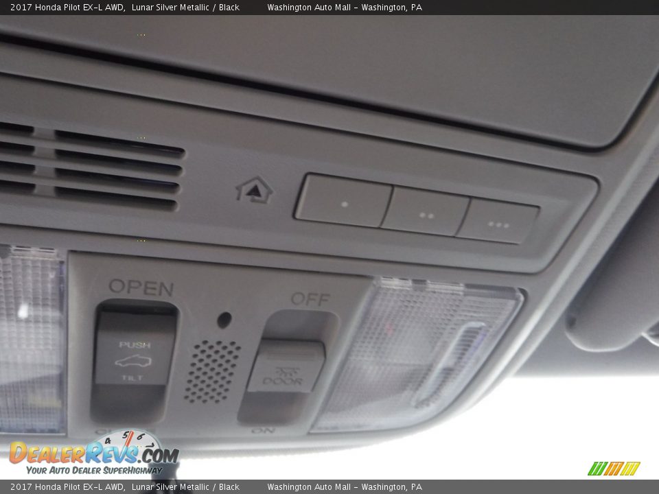 2017 Honda Pilot EX-L AWD Lunar Silver Metallic / Black Photo #23
