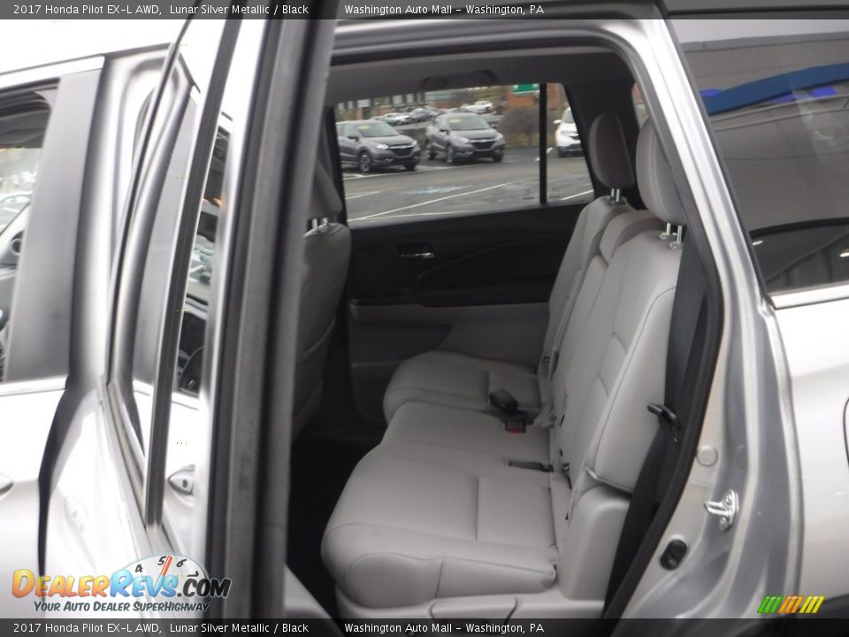 2017 Honda Pilot EX-L AWD Lunar Silver Metallic / Black Photo #25