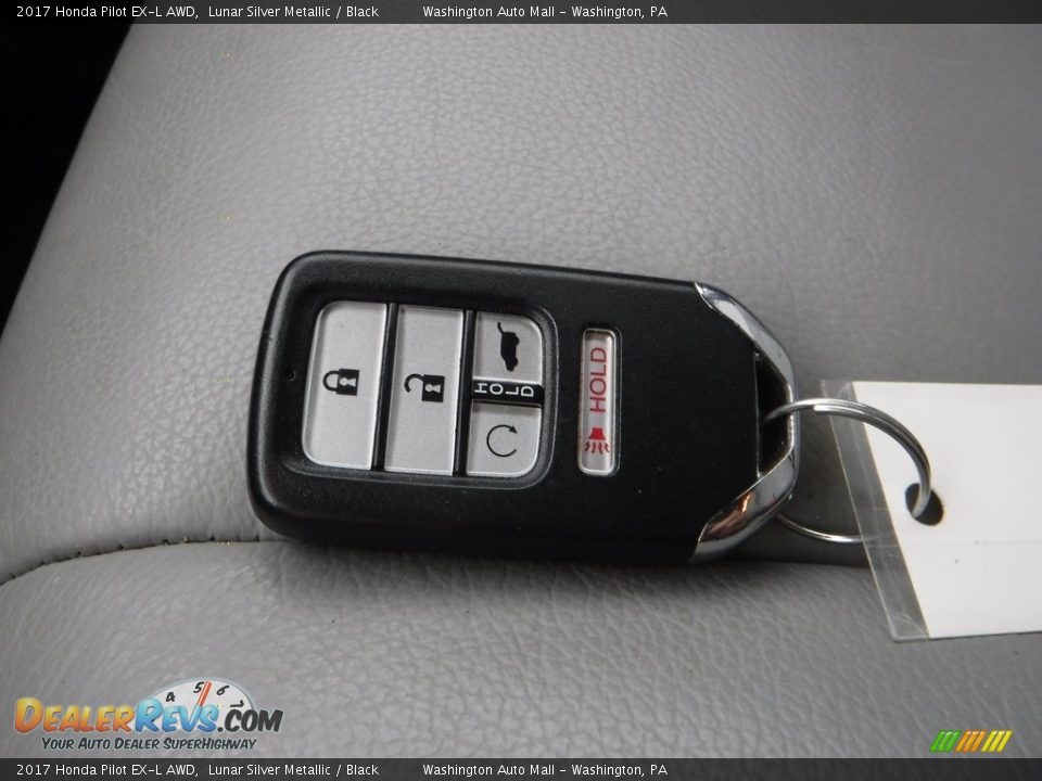 2017 Honda Pilot EX-L AWD Lunar Silver Metallic / Black Photo #27